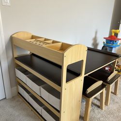 Craft Table Center With Chairs -Almost new