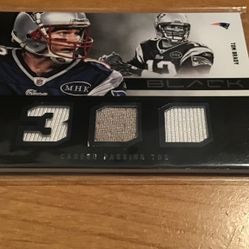 2012 Panini Black Career Passing TD’s Triple Jersey Card #’d 99/99