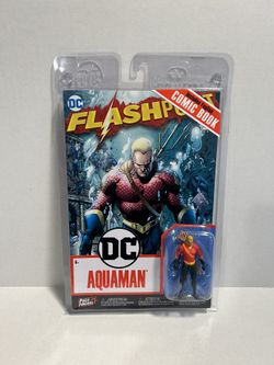McFarlane Toys - DC 2023 Direct Page Punchers Aquaman 2” Figure with Flashpoint Comic Book New in package 