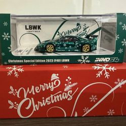 Inno 64 CHASE Liberty Walk LBWK Ferrari F40 Christmas Special Edition 2023 Green 1/64 Scale