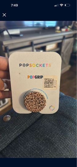 PopSockets PopGrip Leopard Print Phone Grip