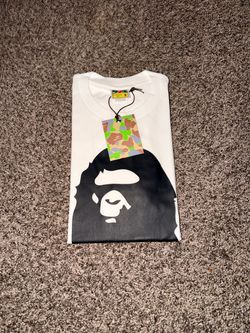 White BAPE T-Shirt Size Medium