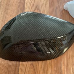  Pair Carbon Fiber Look Door Wing Mirror Cover Caps Compatible with Infiniti Q50 2014-2021 QX30 Q60 Q70
