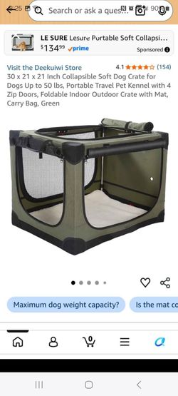 Foldable pet carrier crate new in box pick up in pomona information in pics new in box pick up in pomona $60