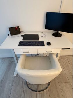 For Sale: White Electric Sit-Stand Desk