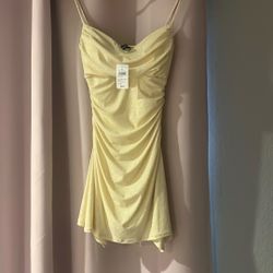 Sparkly Yellow Hoco/formal Dress