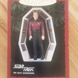 Star Trek 1995 Captain Jean Luc Ornament 