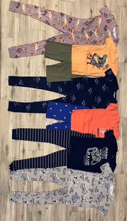 Carter’s boys snug fit pajama lot, size 14