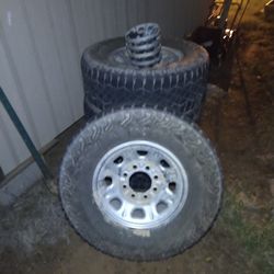 Goodyear Tires  and Chevy Rims