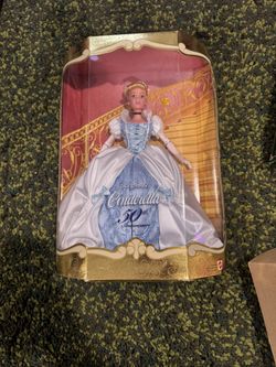 Disney Cinderella 50th Anniversary Doll Collector's Barbie 1999 Mattel NIB Gift