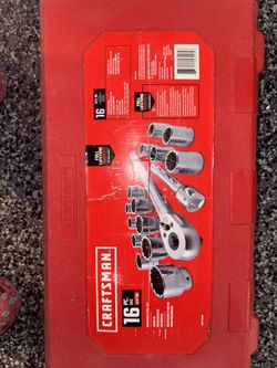 Craftsman 3/4in Drive 16 pc Socket Set