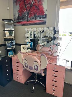 Pink Vanity Set