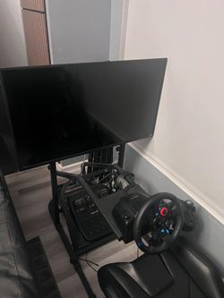 Ps racing rig with Tv