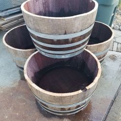Wine Barrel  Halves 