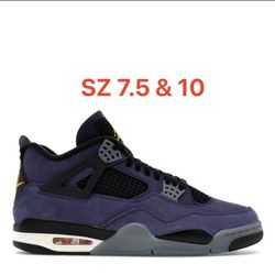 ✅Jordan 4 Lakers Size 7.5 & 10