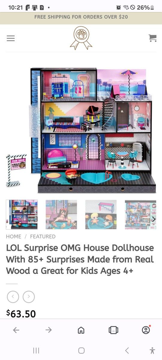 LOL Doll House With Accessories And Extra