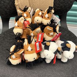 Horse And Cow Russ Plush Let’s