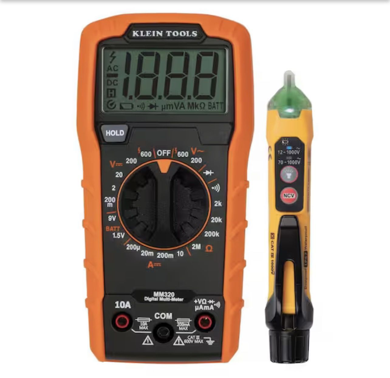 Klein Tools Digital Multimeter and Non-Contact Voltage Tester Set