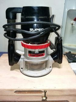 Craftsman super router model 315 17400 with accessories