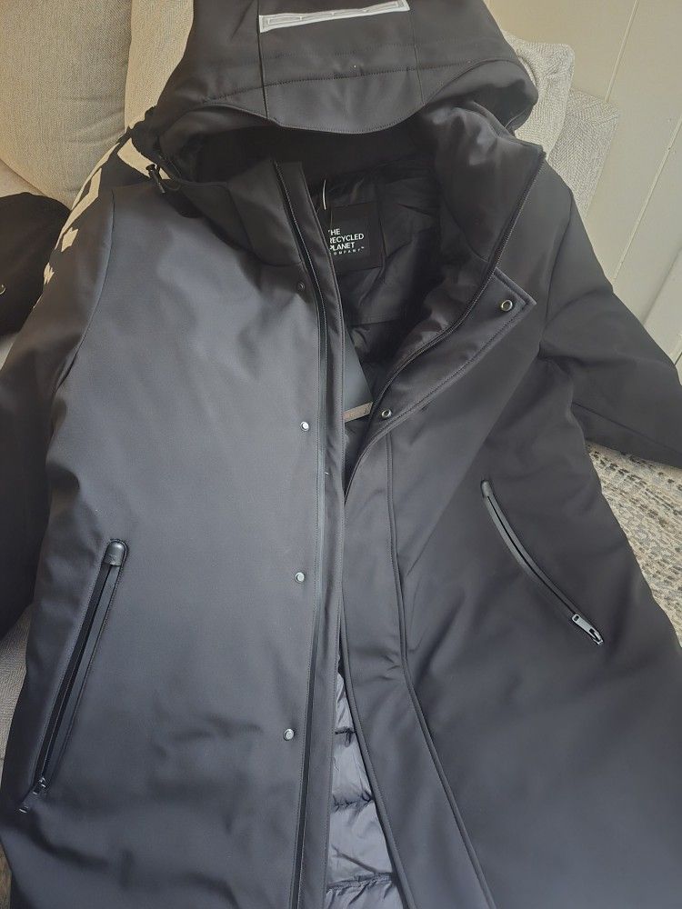 THE RECYCLED PLANET MAN DOWN COAT XL