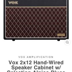 2x12" AINiCo Blue Speaker Cabinet