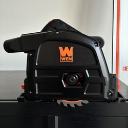 WEN Circular Track Saw & Steel Saw Horse Set w/ Clamp Set