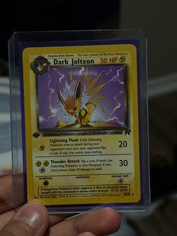 1st edition team rocket dark jolteon
