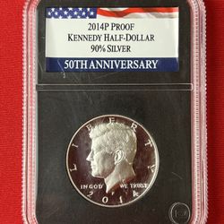 2014 Kennedy half Dollar Proof BU 