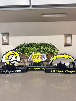Sports teams skyline signs