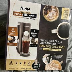 Ninja Single-Serve Pods & Grounds Specialty Coffee Maker.