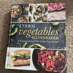 America’s test kitchen, Cook’s illustrated vegetables illustrated cookbook
