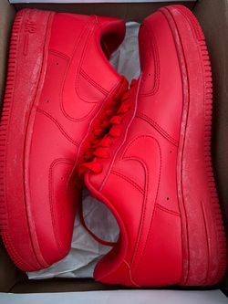 Nike Air Force 1 Low Triple Red (University Red) – Size M9.5