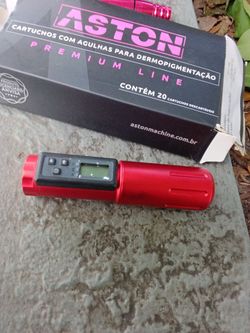 Red Wireless Permanent Makeup Machine Pen