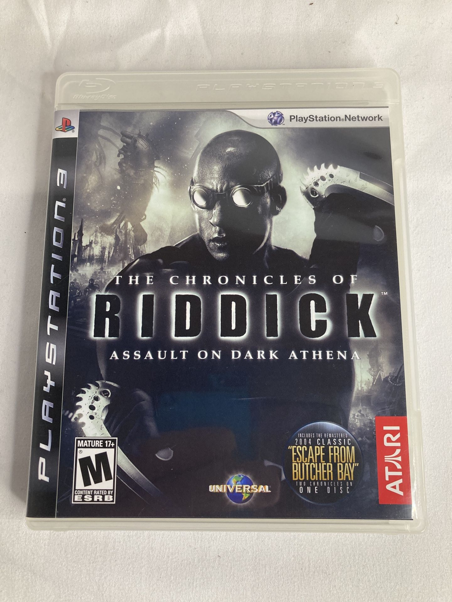 PS3 Chronicles Of Riddick Assault On Dark Athena CIB