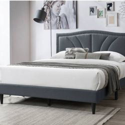 BRAND NEW QUEEN PLATFORM BED FRAME WITH MATRESS INCLUDED $299
