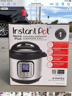 New Instant Pot Nova Plus