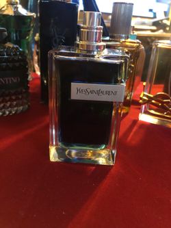 YSL Y Iced Cologne EDT Intense Mint Patchouli 100ml No Cap Authentic - Read Description