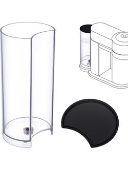 Mysora Water Tank Reservoir Replacement & Black Lid Cover Compatible With Nespresso Vertuo Next
