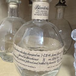 4 Blantons Bottles