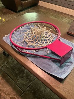 Basketball ball rim and net