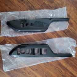 Carbon Fiber Style Armrest For Honda Civic $25