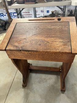 Antique School Desk Rare Find