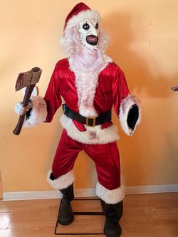 Life-Size Horror Art The Clown Santa Claus Halloween Animatronic