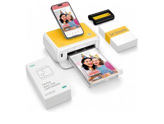 YOTON Portable Wi-Fi Photo Printer with 54 Sheets & Ink Ribbon – 4x6 Instant Picture Printer