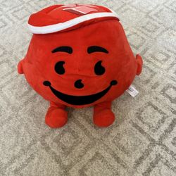 Kool-Aid Man/Pitcher Plush Stuffed Toy 14 Inches Red By Fiesta Toys