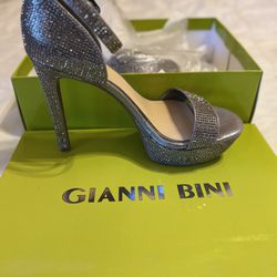 Gianni Bini Jeweled Platform High Heels 