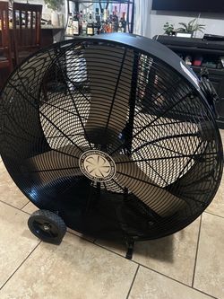 TPI PBX 36" Industrial Portable Floor Fan, 2-Speed, Black (NEW)