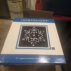 Northlight 18" Lighted Snow Flake