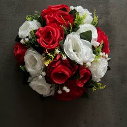 Artificial Rose Bouquet (qty 8, $5 Each)