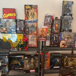 Tons Of Action Figures For Sale.most Unopened N New But Lots Of Build A Figures And Open As Well